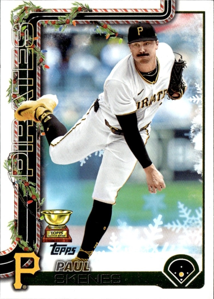 2025 Topps Holiday Paul Skenes graded slab