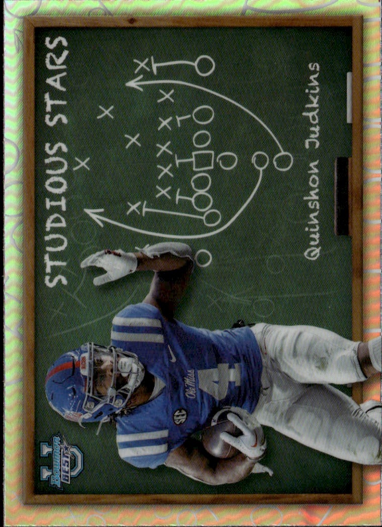 2023 Bowman University Best Quinshon Judkins graded slab