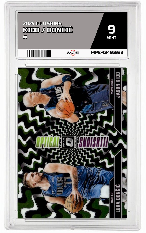 2025 ILLUSIONS #1 KIDD / DONČIĆ MPE 9 MINT — graded card auctioned from the MPE vault