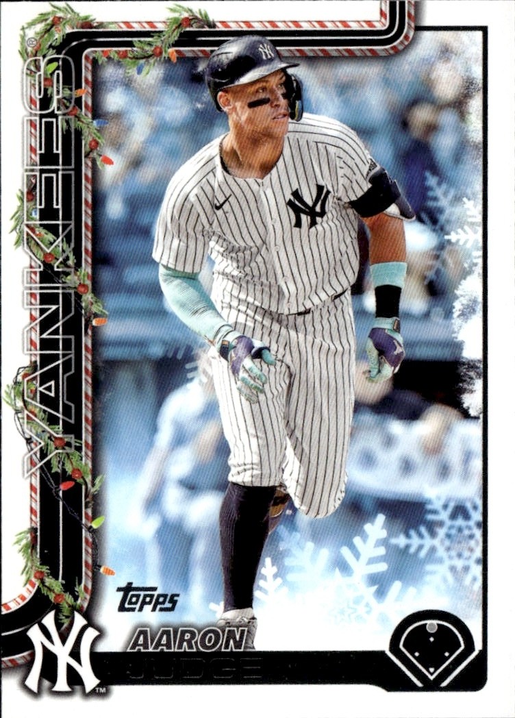 2025 Topps Holiday Aaron Judge graded slab