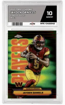 2025 TOPPS CHROME POWER PLAYERS #PP-3 JAYDEN DANIELS MPE 10 GEM/MT — graded card up for auction