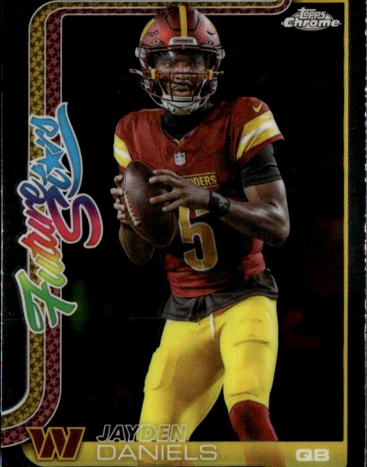 2025 Topps Chrome Jayden Daniels graded slab