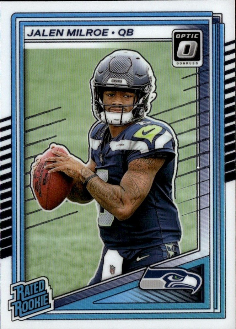2025 Donruss Optic Jalen Milroe graded slab