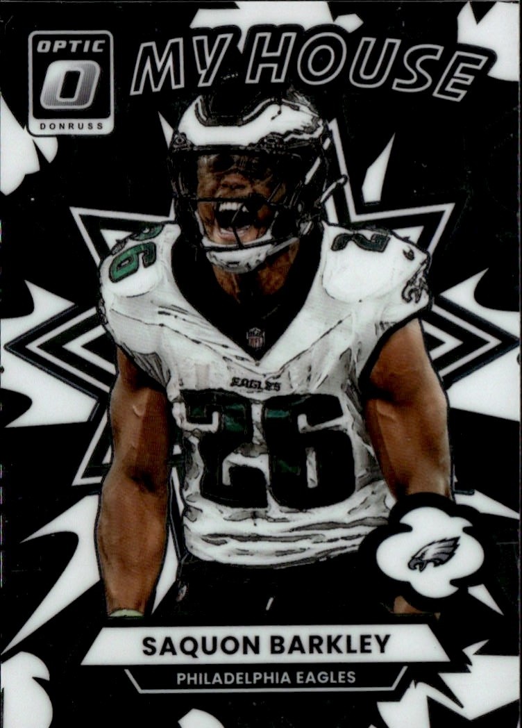 2025 Donruss Optic Saquon Barkley graded slab