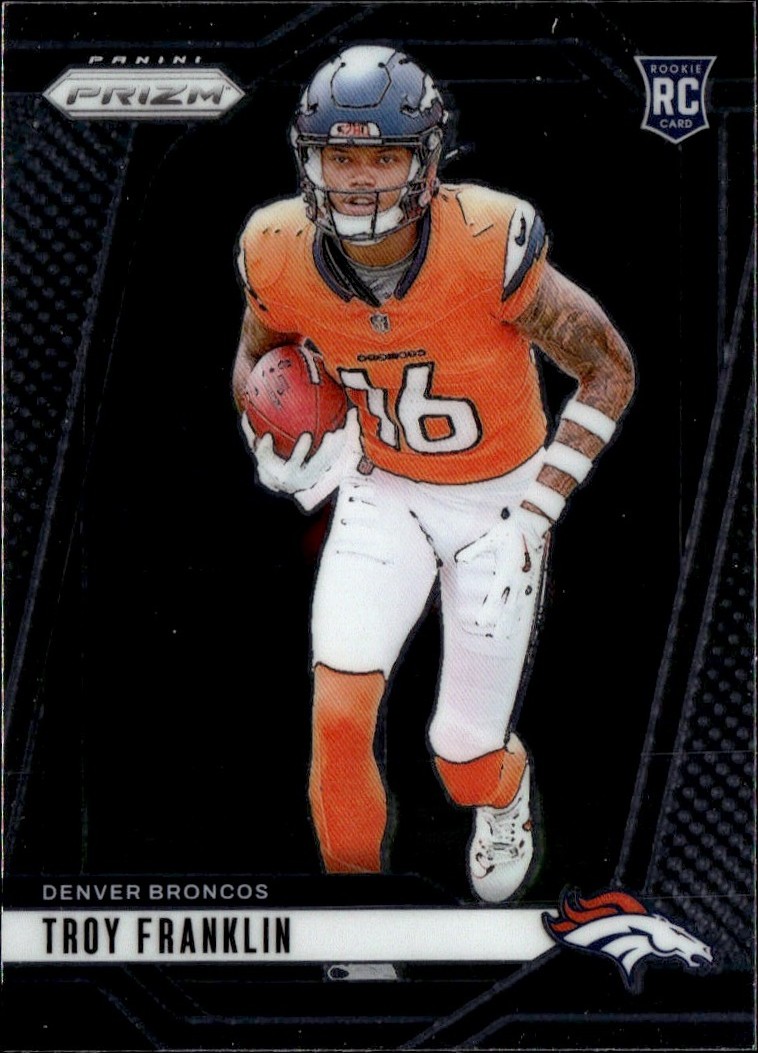 2024 Prizm Troy Franklin graded slab