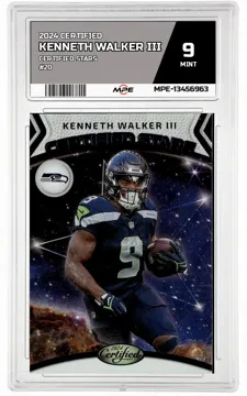 2024 CERTIFIED CERTIFIED STARS #20 KENNETH WALKER III MPE 9 MINT — graded card up for auction