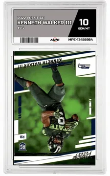 2022 PRESTIGE #314 KENNETH WALKER III MPE 10 GEM/MT — graded card up for auction