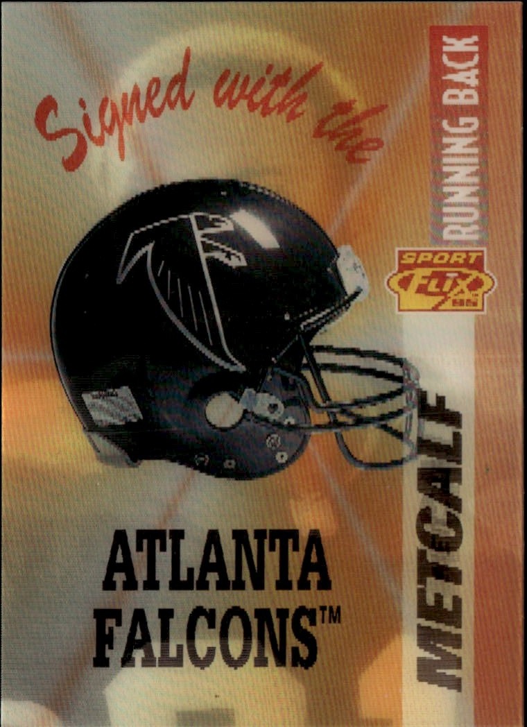 1995 Sportflix Eric Metcalf graded slab