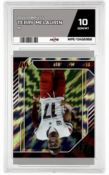 2024 DONRUSS #6 TERRY MCLAURIN MPE 10 GEM/MT — graded card up for auction