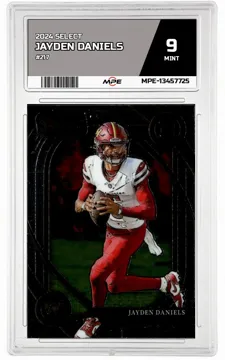 2024 SELECT #217 JAYDEN DANIELS MPE 9 MINT — graded card up for auction