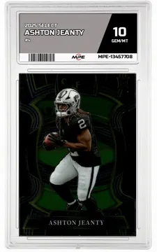2025 SELECT #4 ASHTON JEANTY MPE 10 GEM/MT — graded card up for auction
