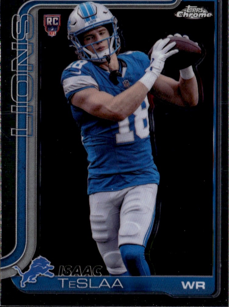 2025 Topps Chrome Isaac Teslaa graded slab