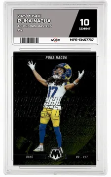 2025 MOSAIC TOUCHDOWN MASTERS #12 PUKA NACUA MPE 10 GEM/MT — graded card up for auction