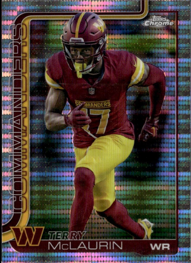 2025 Topps Chrome Terry McLaurin graded slab