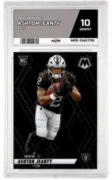 2025 MOSAIC #345 ASHTON JEANTY MPE 10 GEM/MT — graded card up for auction