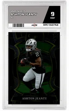 2025 SELECT #4 ASHTON JEANTY MPE 9 MINT — graded card up for auction