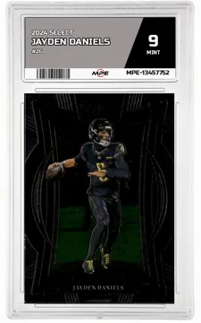 2024 SELECT #26 JAYDEN DANIELS MPE 9 MINT — graded card up for auction