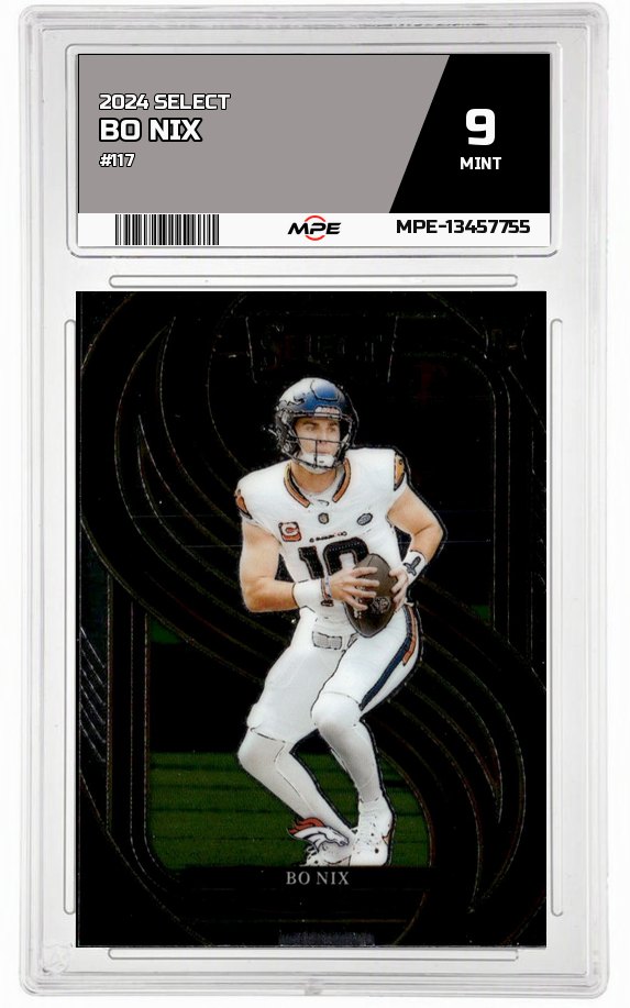 2024 SELECT #117 BO NIX MPE 9 MINT — graded card auctioned from the MPE vault
