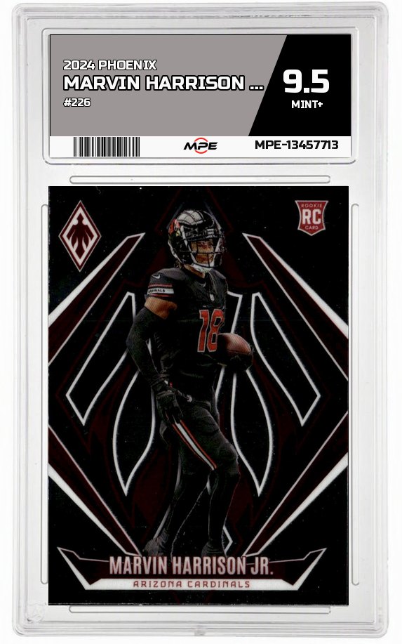 2024 PHOENIX #226 MARVIN HARRISON JR. MPE 9.5 MINT+ — graded card auctioned from the MPE vault
