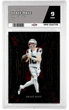 2024 SELECT TURBOCHARGED #24 DRAKE MAYE MPE 9 MINT — graded card up for auction