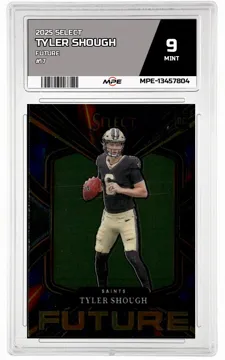 2025 SELECT FUTURE #17 TYLER SHOUGH MPE 9 MINT — graded card up for auction