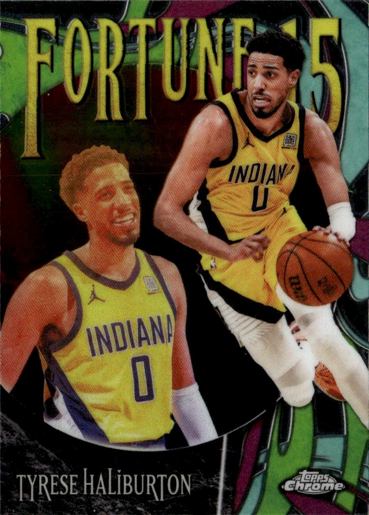2026 Topps Chrome Update Tyrese Haliburton graded slab