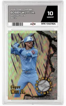 2026 TOPPS CHROME WRECKING CREW #WC-21 BOBBY WITT JR. MPE 10 GEM/MT — graded card up for auction