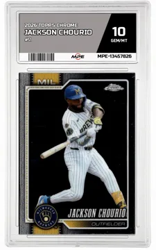 2026 TOPPS CHROME #51 JACKSON CHOURIO MPE 10 GEM/MT — graded card up for auction