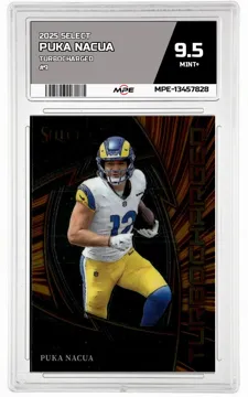 2025 SELECT Turbocharged #9 PUKA NACUA MPE 9.5 MINT+ — graded card up for auction
