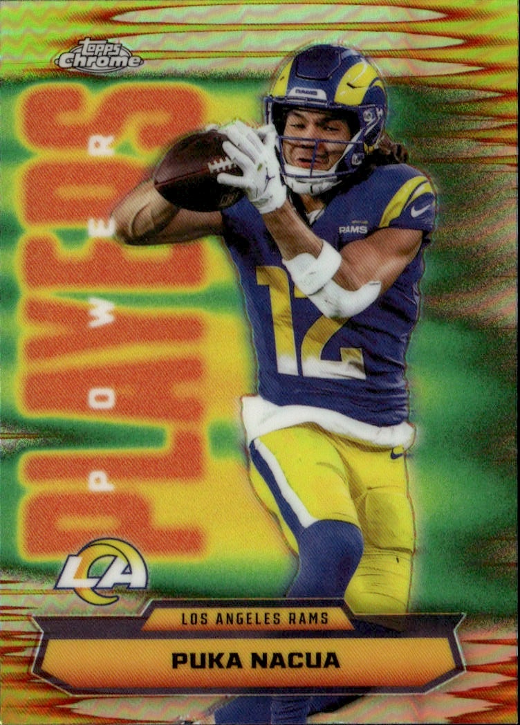 2025 Topps Chrome Puka Nacua graded slab