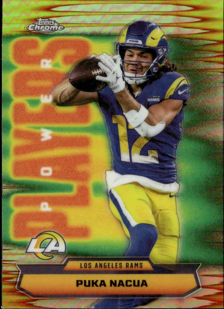 2025 Topps Chrome Puka Nacua graded slab