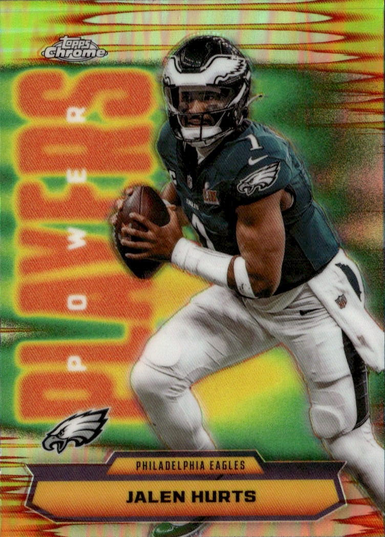 2025 Topps Chrome Jalen Hurts graded slab