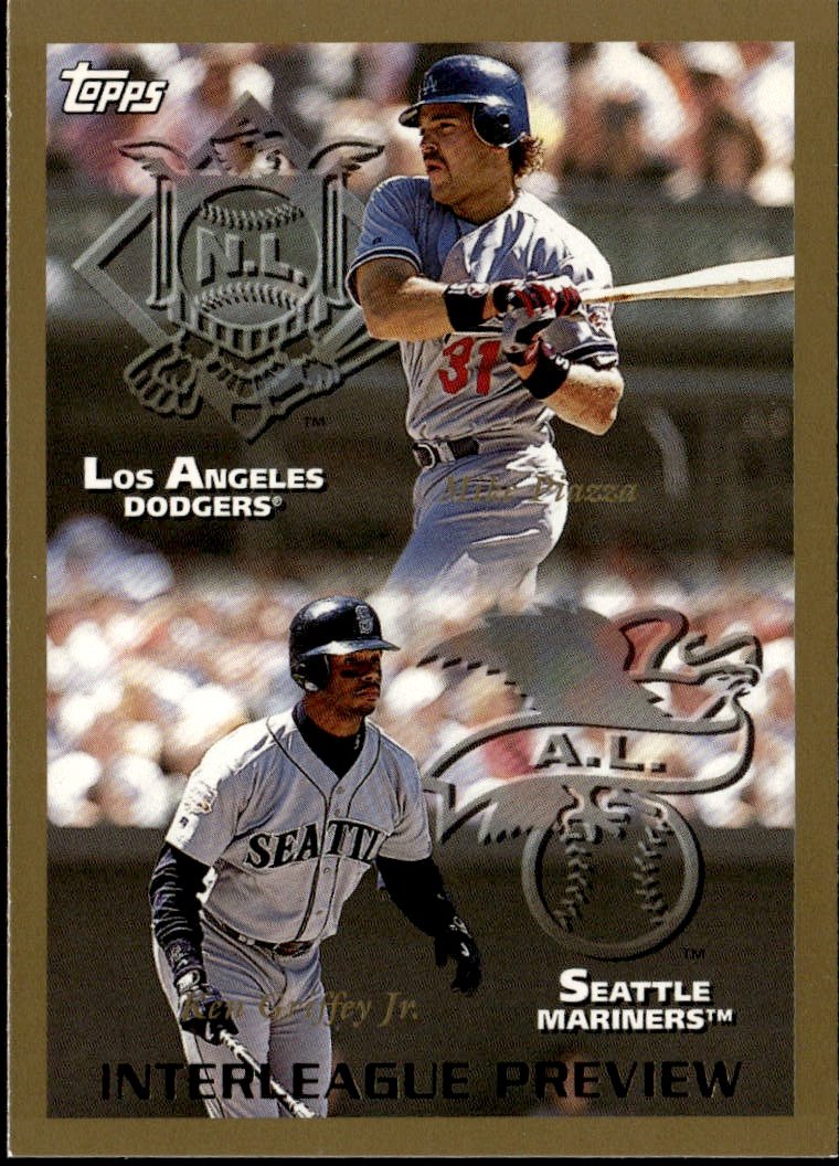 1998 Topps Griffey Jr./Piazza graded slab