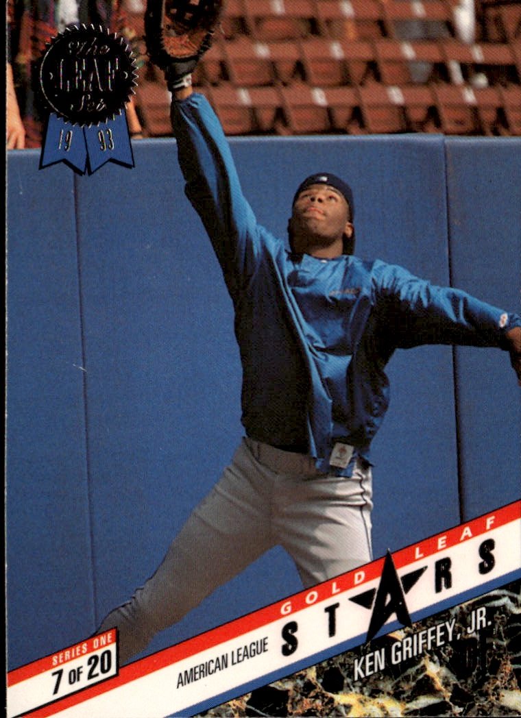 1993 Leaf Griffey / Van Slyke graded slab