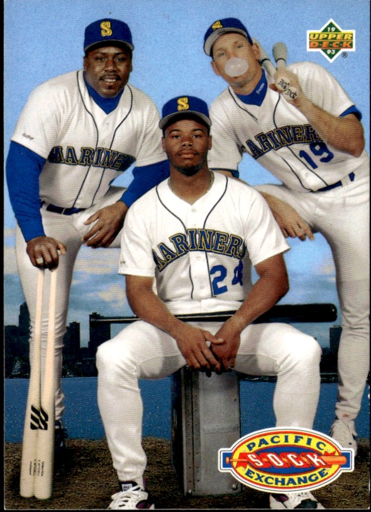 1993 Upper Deck Mitchell / Griffey Jr. / Buhner graded slab