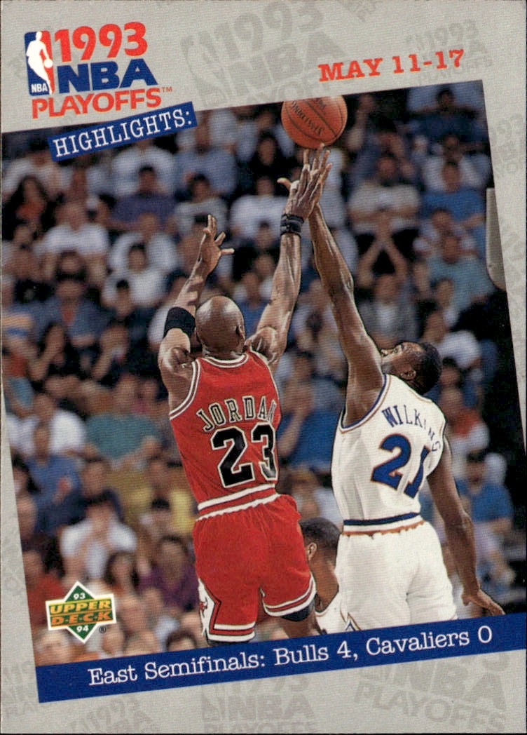 1993 Upper Deck M. Jordan/ G. Wilkins graded slab