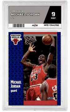 1991 FLEER #29 MICHAEL JORDAN MPE 9 MINT — graded card up for auction
