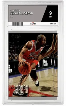 1996 FLEER #13 MICHAEL JORDAN MPE 9 MINT — graded card up for auction