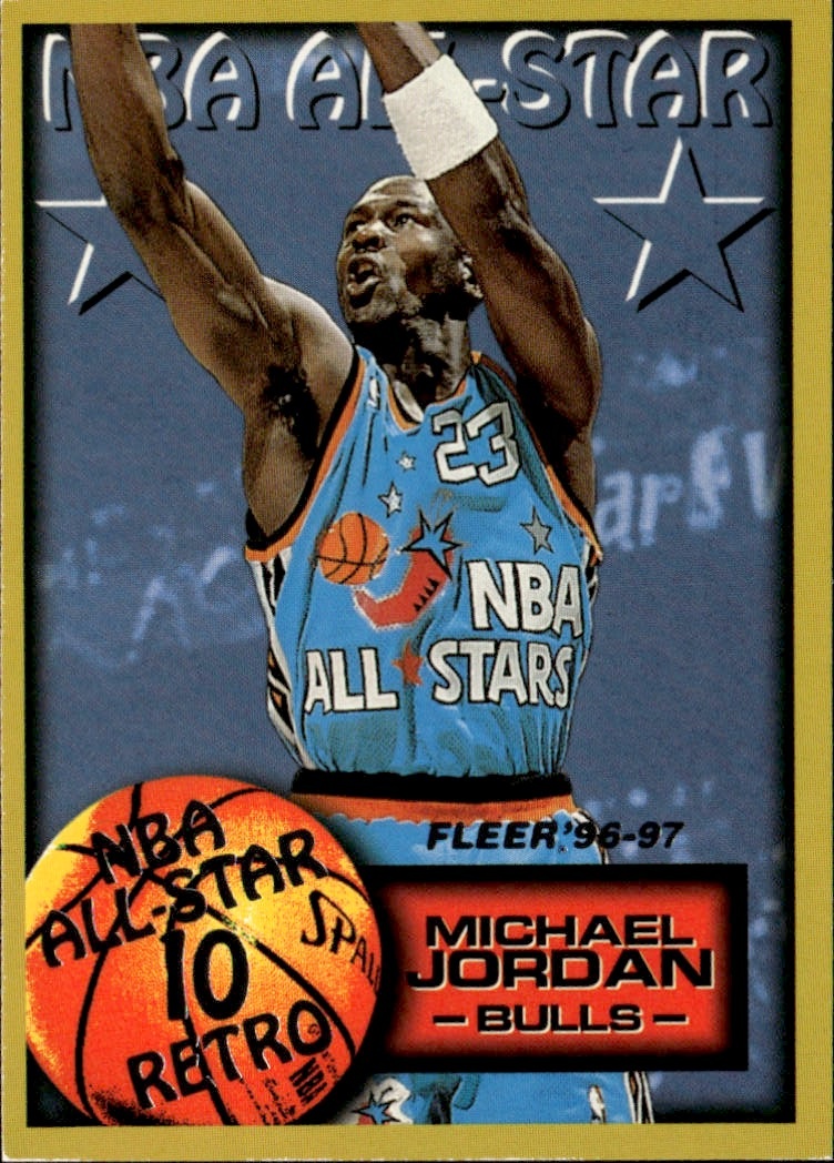 1996 Fleer European Michael Jordan graded slab