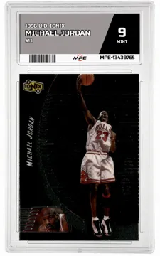 1998 U.D. IONIX #13 MICHAEL JORDAN MPE 9 MINT — graded card up for auction