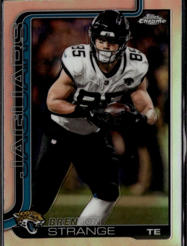 2025 Topps Chrome Brenton Strange graded slab