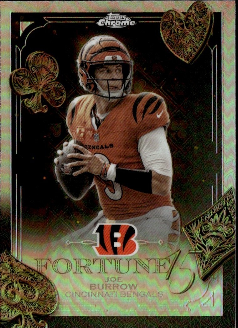2025 Topps Chrome Joe Burrow graded slab