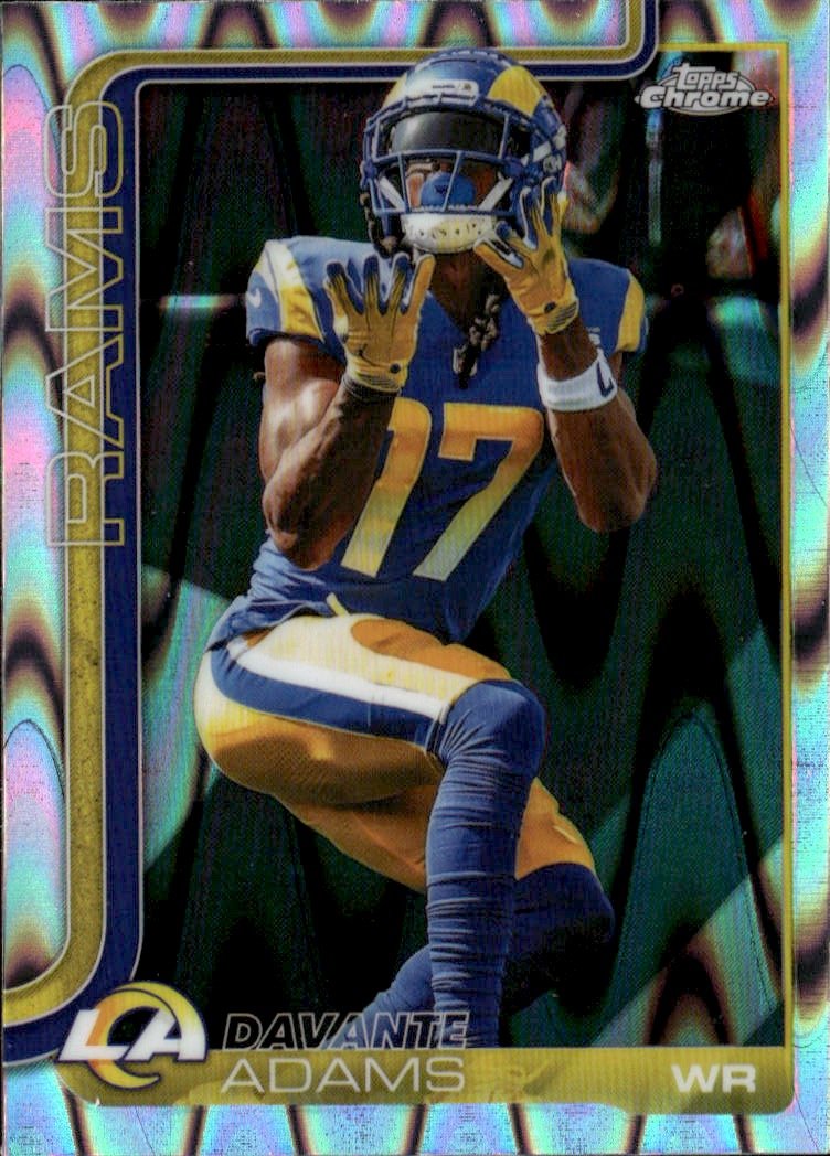 2025 Topps Chrome Davante Adams graded slab