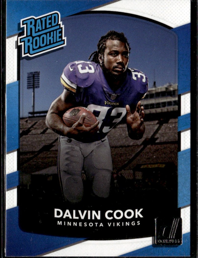 2017 Donruss Dalvin Cook graded slab