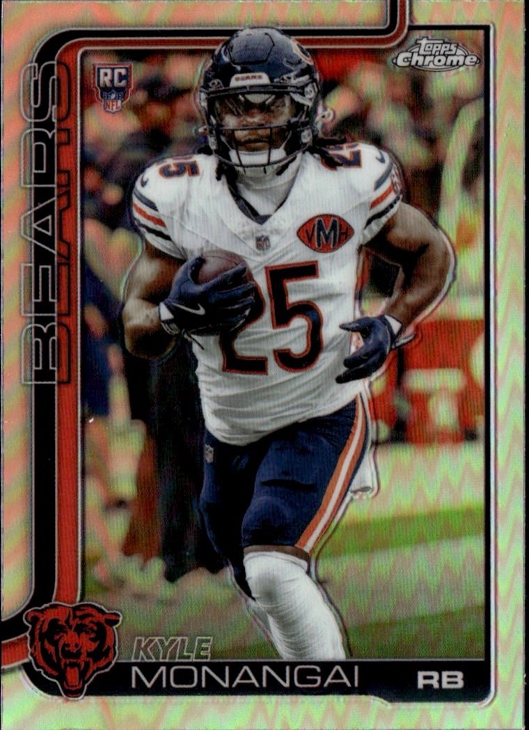 2025 Topps Chrome Kyle Monangai graded slab