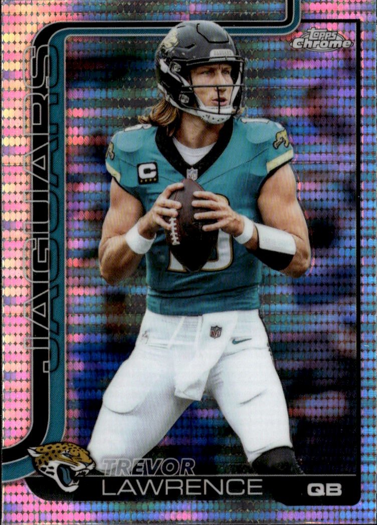 2025 Topps Chrome Trevor Lawrence graded slab
