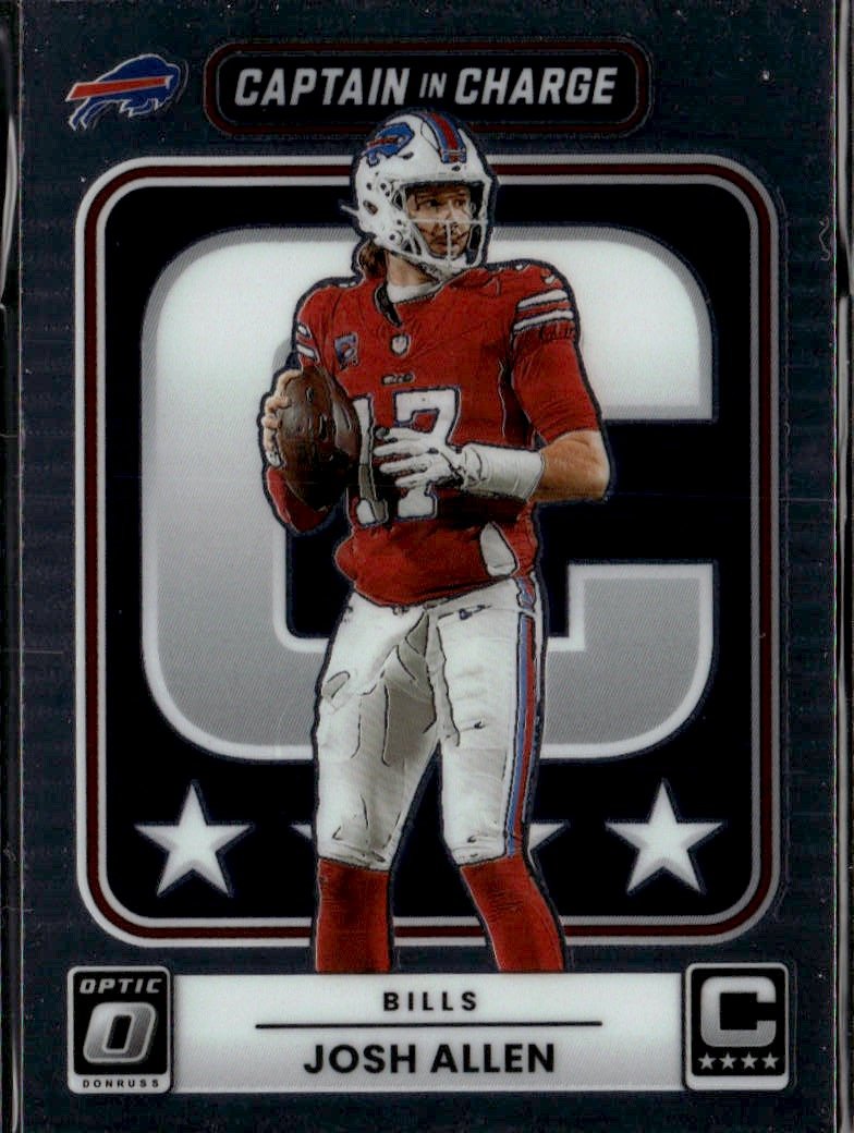 2025 Optic Josh Allen graded slab