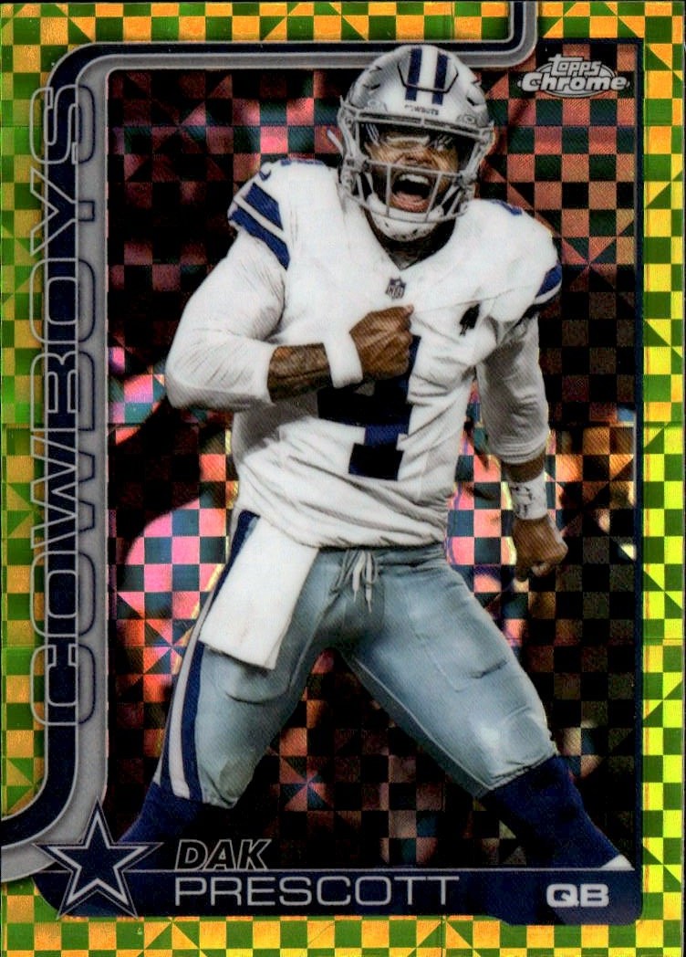 2025 Topps Chrome Dak Prescott graded slab