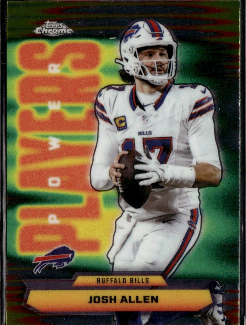 2025 Topps Chrome Josh Allen graded slab