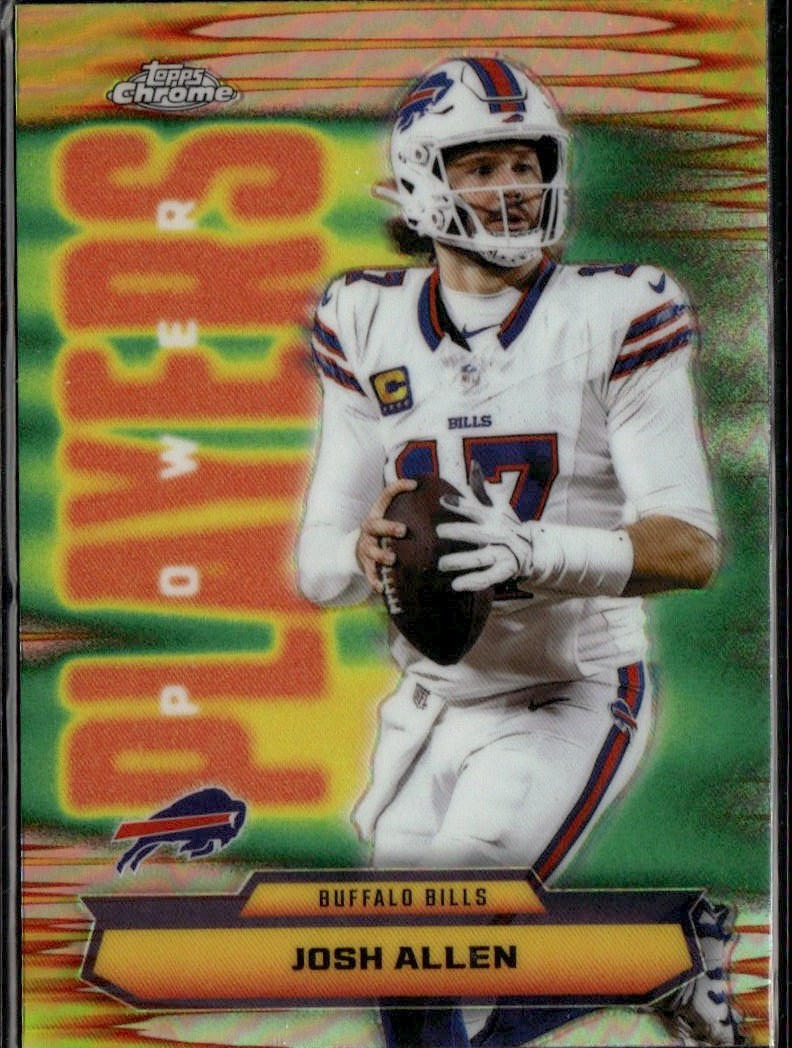 2025 Topps Chrome Josh Allen graded slab